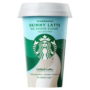 Starbucks Skinny Latte Lactose Free Flavoured Milk Iced Coffee 220ml