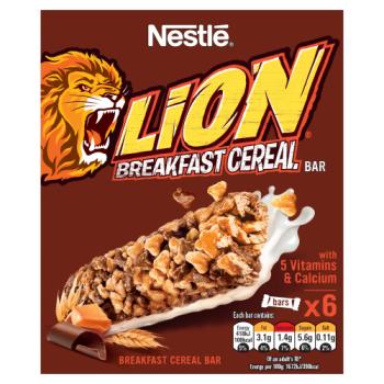 Lion Breakfast Cereal Bars 6 x 25g (150g)