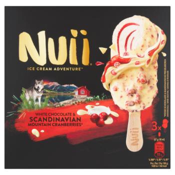 Nuii Ice Cream Adventure White Chocolate & Scandinavian Mountain Cranberries 270ml