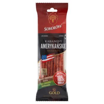 Sokołów Gold American Thin Smoked Sausages 120g