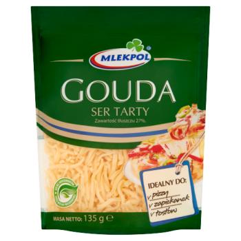 Mlekpol Gouda Cheese Grated 135g