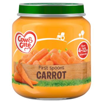 Cow & Gate First Spoons Carrot Jar 125g