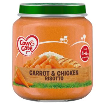 Cow & Gate Carrot & Chicken Risotto Jar 125g