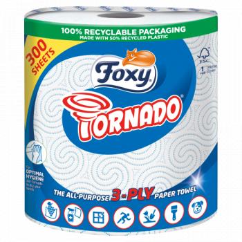Foxy Tornado 3-Ply Paper Towel 300 Sheets