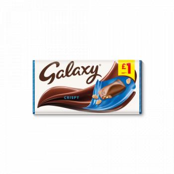 Galaxy Crispy Chocolate Price Marked Block 102g