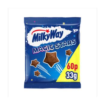 Milky Way Magic Stars Chocolate £0.60 Pmp Bag 33g