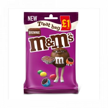 M&M's Brownie Bites Milk Chocolate Treat Bag 70g