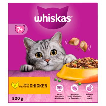 Whiskas 7+ with Delicious Chicken 800g