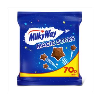 Milky Way Magic Stars Milk Chocolate Bag £0.70 PMP 33g