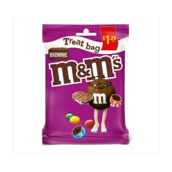 M&M's Brownie Bites Milk Chocolate Treat Bag £1.25 PMP 70g