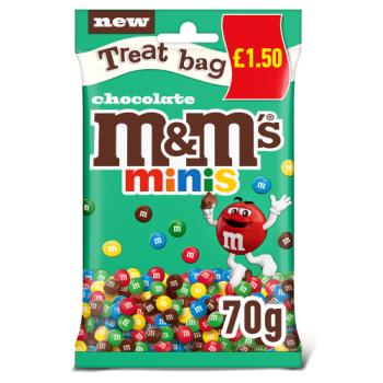 M&M's Minis Bites Milk Chocolate Treat Bag £1.50 PMP 70g
