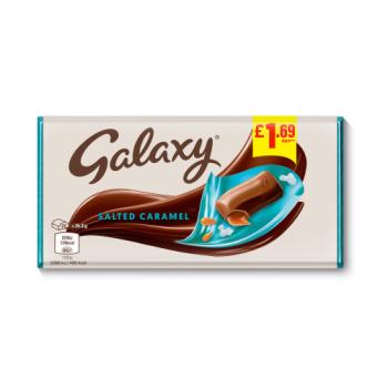 Galaxy Salted Caramel & Milk Chocolate Block Bar £1.69 PMP 135g

