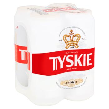 Tyskie Gronie Beer 4 x 500ml
