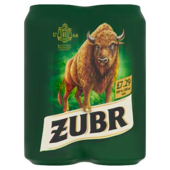 Zubr  4 x 500ml
