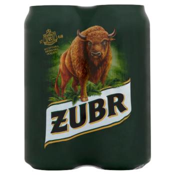 Żubr Lager Beer 4 x 0.5 L