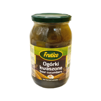 Frutico Ogorki Kwaszone Sour Cucumbers 830g 