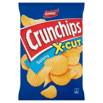 Crunchips X-Cut Salted Riffled Potato Crisps 140 g