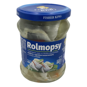 Fisher King Rollmops Marinated Herring Plates 400g
