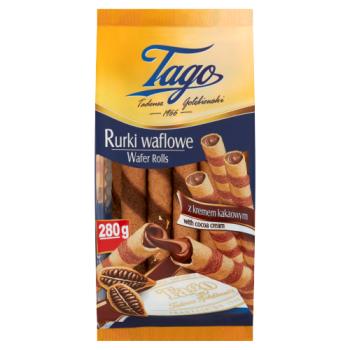 Tago Wafer Rolls with Cocoa Cream 280 g