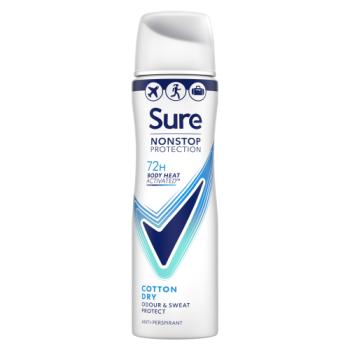 Sure Nonstop Protection Anti-Perspirant Aerosol Cotton Dry 75 ml 