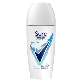 Sure Nonstop Protection Anti-Perspirant Roll On Cotton Dry 50ml 