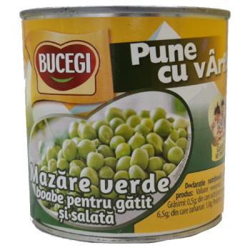 Bucegi Mazare Verde Green Peas 420g 