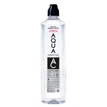 AQUA Carpatica Natural Still Mineral Water Sports Cap 750ml