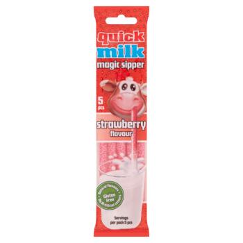 Quick Milk Magic Sipper Strawberry Flavour 5 x 6g (30g)