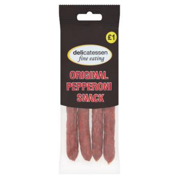 Delicatessen Fine Eating Original Pepperoni Snack 90g