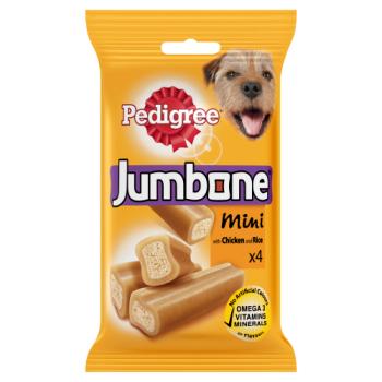 Pedigree Jumbone Mini with Chicken & Rice Treat 4pk