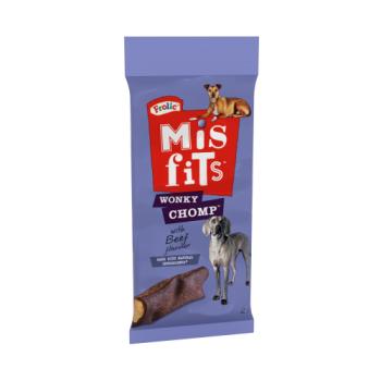 Frolic Misfits Wonky Chomp Adult Medium Dog Treats Beef 2 Stick 170g