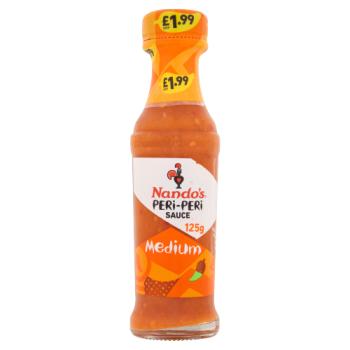 Nando's Peri-Peri Sauce Medium 125g PMP £1.99