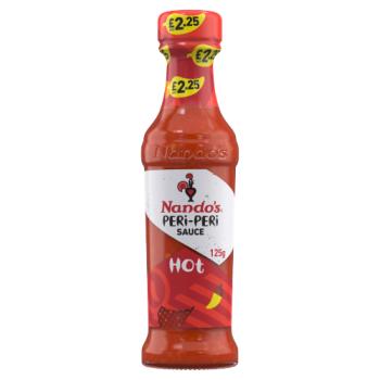 Nando's Hot PERi-PERi Sauce 125g PM £2.25