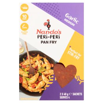 Nando's Peri-peri Pan Fry Garlic Medium 2 X 40g