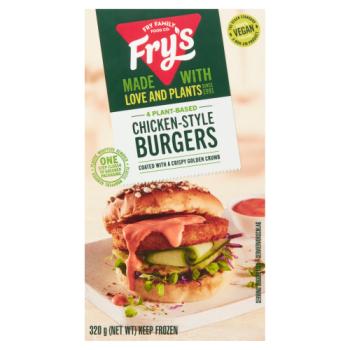 Fry's 4 Plant-Based Chicken-Style Burgers 320g