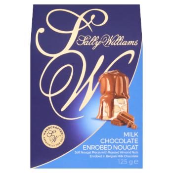 Sally Williams Milk Chocolate Enrobed Nougat 125g