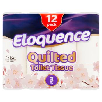 Eloquence Quilted 12 Toilet Tissue