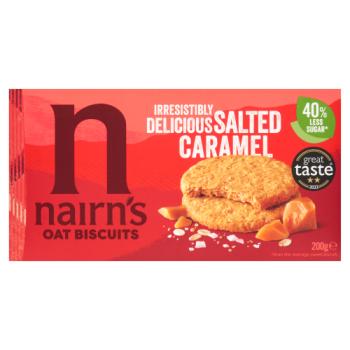Nairn's Salted Caramel Oat Biscuits 200g