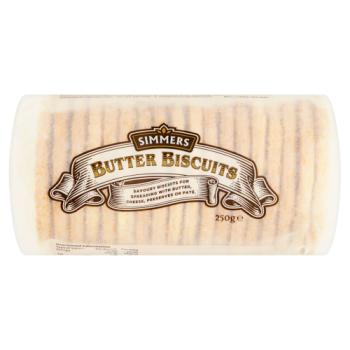 Simmers Butter Biscuits 250g