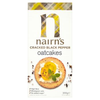 Nairn's Cracked Black Pepper Oatcakes