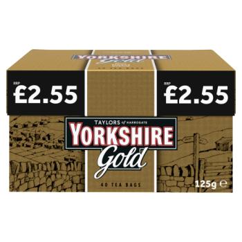 Yorkshire Gold 40 Tea Bags 125g