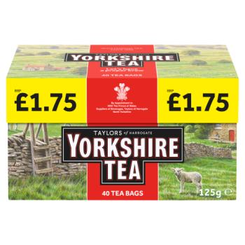 Yorkshire Teabags £1.75  40's