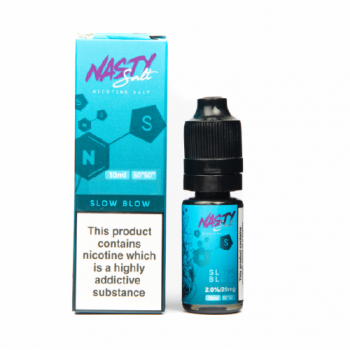 Nasty Juice 50/50 Slow Blow Nasty Salt E-Liquid 10mg 10ml 