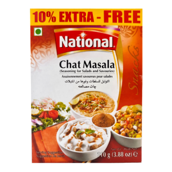 National Chat Masala Seasoning for Salads & Savouries 110g 