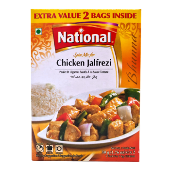 National Spice Mix for Chicken Jalfrezi 2 x 50g 