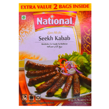 National Spice Mix for Seekh Kabab 2 x 50g 