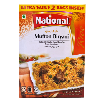 National Spice Mix for Mutton Biryani 2 x 45g 