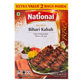 National Spice Mix for Bihari Kabab 2 x 50g 
