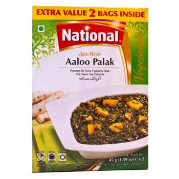 National Spice Mix for Aloo Palak 2 x 45g 