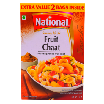 National Seasoning Mix for Fruit Chaat 2 x 50g 